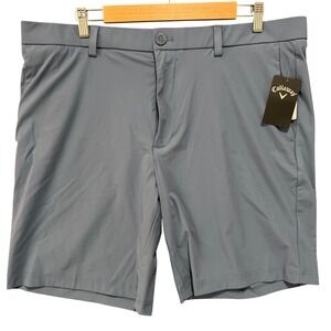 Callaway Golf Shorts‎ Mens Size 38 Vintage Indigo 9" Inseam Opti-Dri Stretch